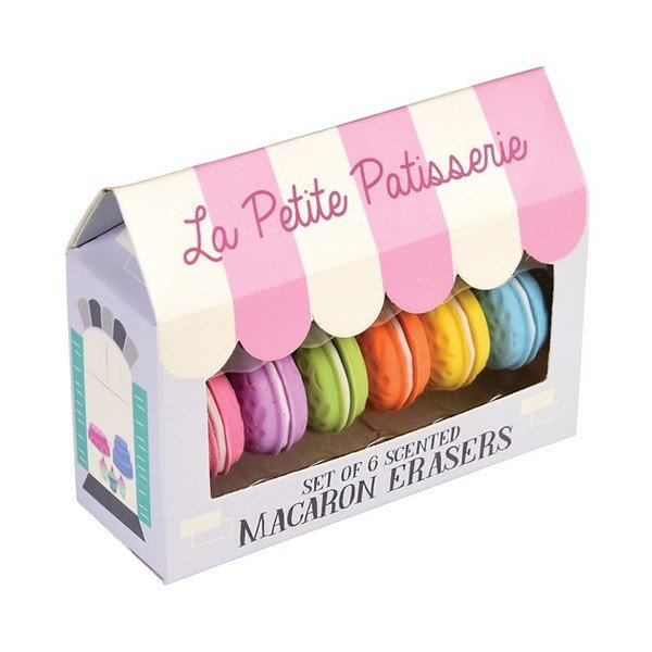 Set di 6 gomme da cancellare Macaron - Rex London