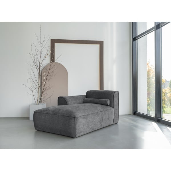 Divano componibile grigio (con penisola a sinistra) Flex Felix – Miuform-image-1