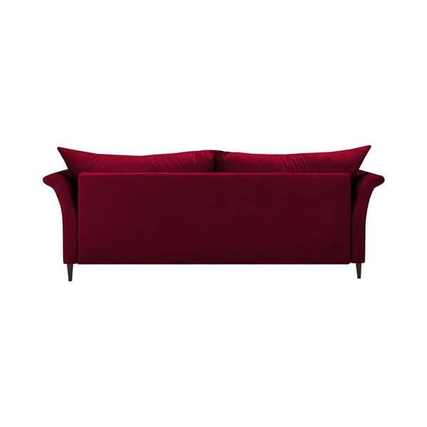 Divano letto rosso con contenitore Pivoine - Mazzini Sofas-image-4