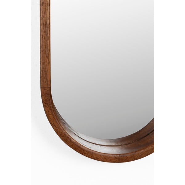 Specchio da parete con cornice in legno 24x120 cm Nyko - White Label-image-4