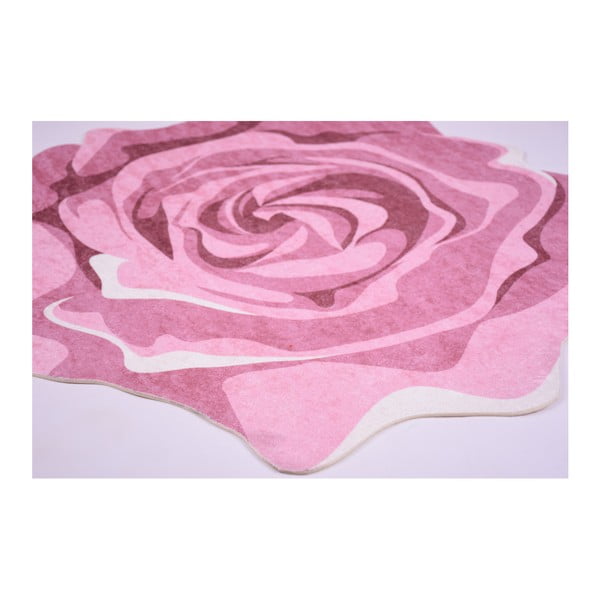 Tappeto Rose Duro, ⌀ 80 cm Pembe - Vitaus-image-2