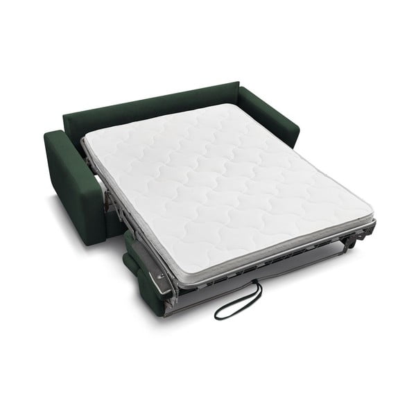 Divano in verde scuro allungabile 195 cm Monaco – Bobochic Paris-image-4