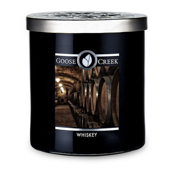 Candela profumata da uomo in confezione Whiskey, 60 ore di combustione Men's Collection - Goose Creek