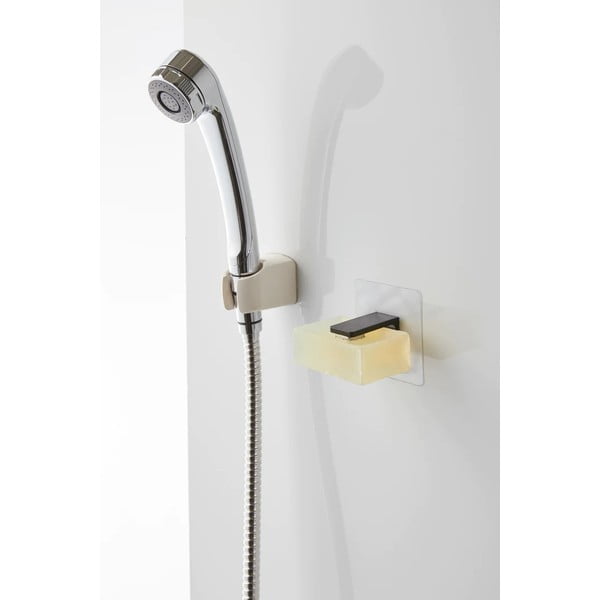 Porta dispenser per sapone nero autoportante magnetico in plastica Film Hook - YAMAZAKI-image-3