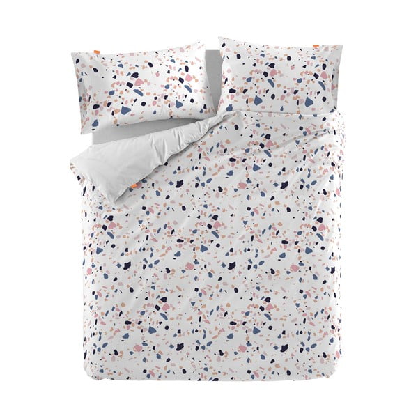 Copripiumino in cotone, 140 x 200 cm Terrazzo - Blanc