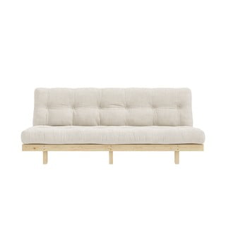 Divano in velluto a coste bianco 200 cm Lean - Karup Design