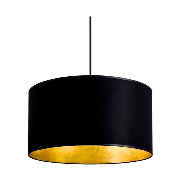 Lampada a sospensione nera con interno dorato , ⌀ 36 cm Mika - Sotto Luce-image-3