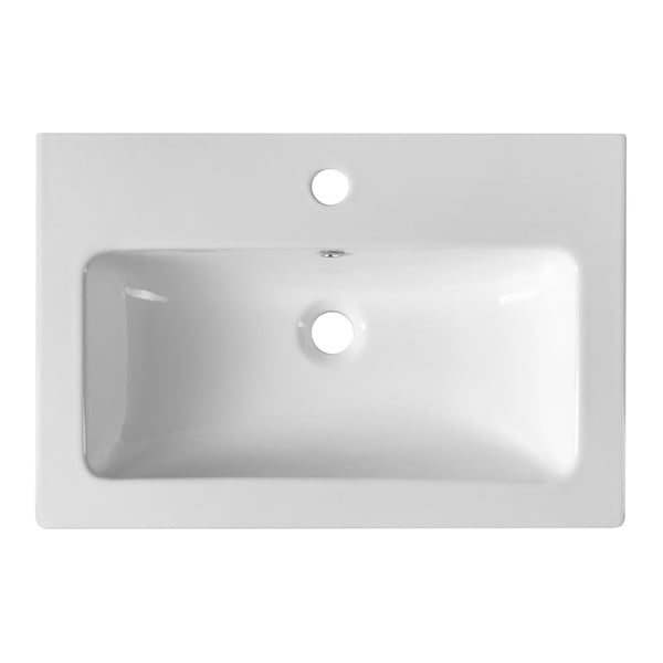 Lavabo bianco in ceramica 60x40 cm Practico – Sapho-image-3