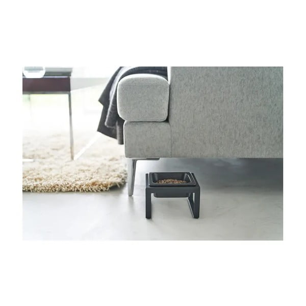 Set di ciotola e contenitore per cibo per animali domestici  neroTower - YAMAZAKI-image-2