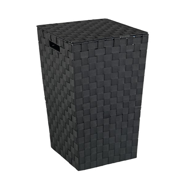 Cesto portabiancheria nero , 48 l Adria - Wenko-image-1
