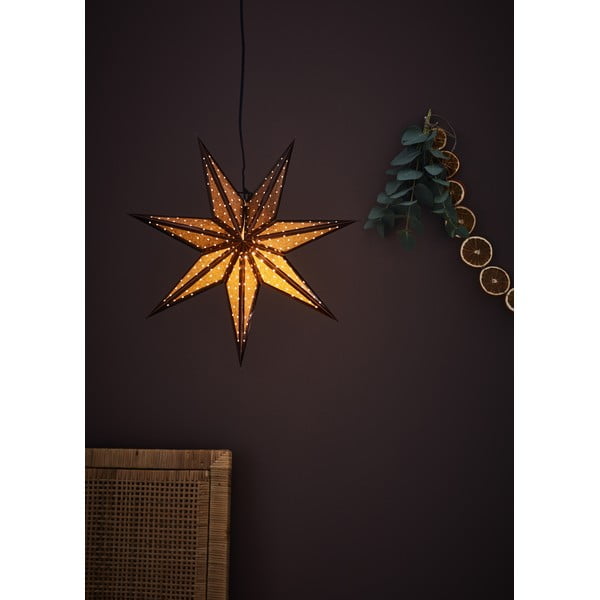 Decorazione luminosa marrone con motivo natalizio ø 45 cm Glitter - Markslöjd-image-1