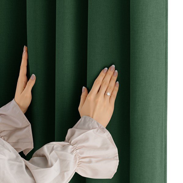 Tenda parzialmente oscurante verde scuro Calisto – Filumi-image-4
