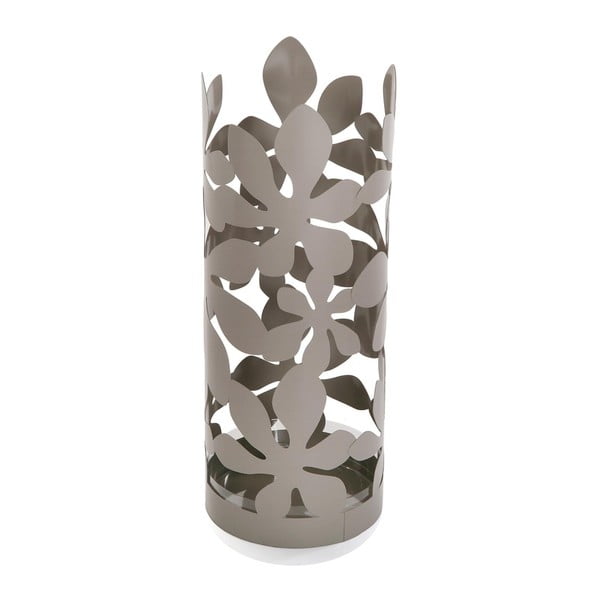 Portaombrelli in metallo grigio Flores, altezza 49 cm - Versa
