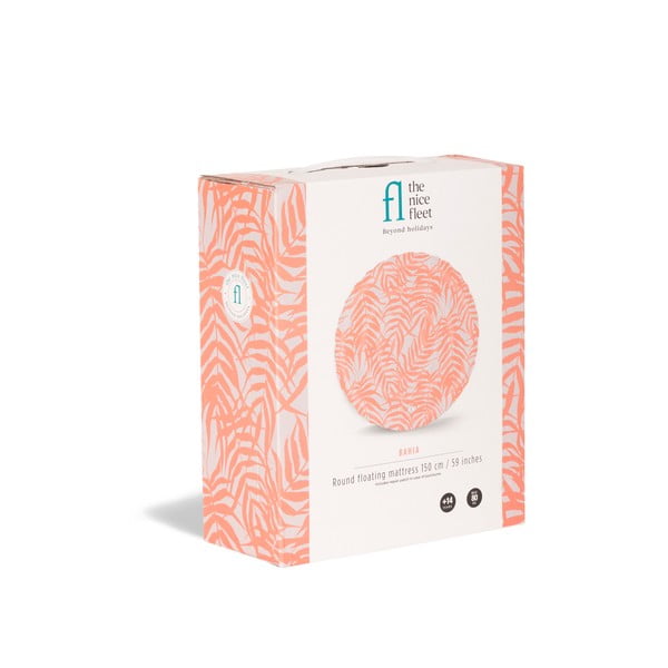 Materasso da spiaggia gonfiabile arancione Bahia - The Nice Fleet-image-2