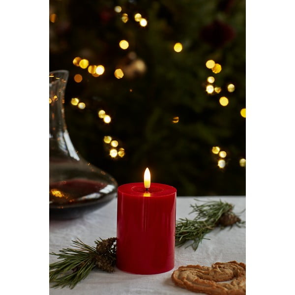 Candela a LED con alimentazione a batteria (altezza totale 10 cm) Sille – Sirius-image-1