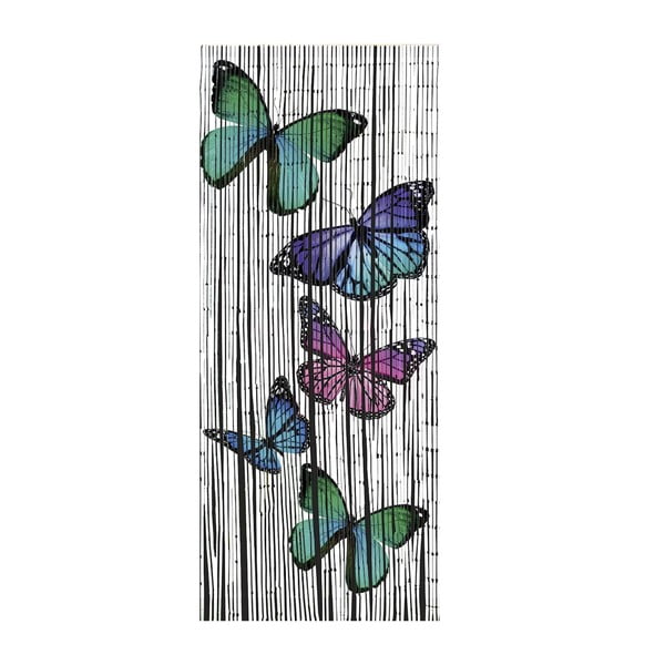 Tenda per porta in bambù 200x90 cm Butterflies - Maximex