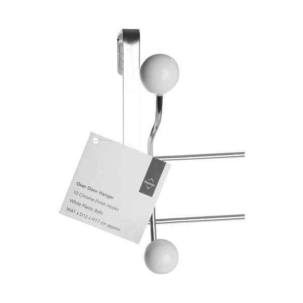 Appendiabiti in metallo argentato 40,5 cm Jaxen - Premier Housewares-image-2