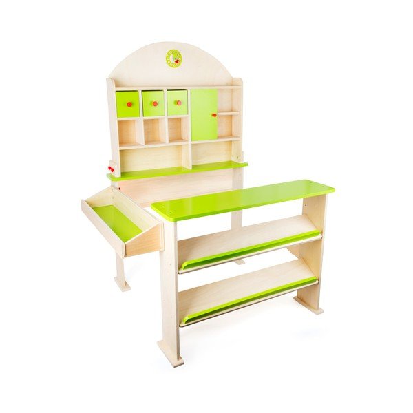 Negozio di giocattoli in legno per bambini Giornata di mercato - Legler-image-4
