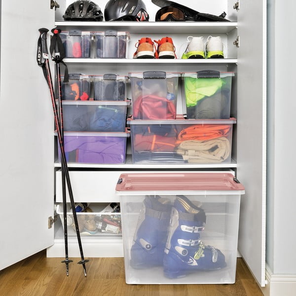 Scatola di plastica con coperchio Compact - Rotho-image-1