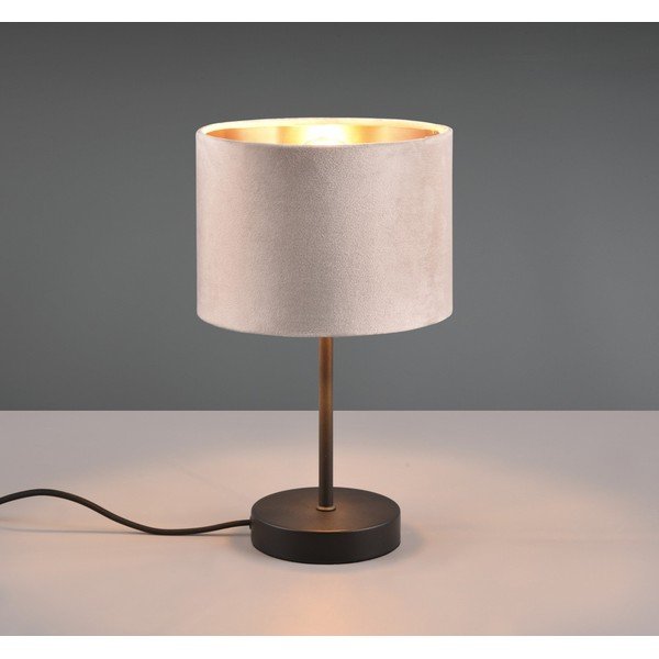 Lampada da tavolo nera e beige (altezza 33 cm) Julieta - Trio-image-1