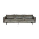 Divano verde scuro con rivestimento in finta pelle 277 cm Rodeo – WOOOD