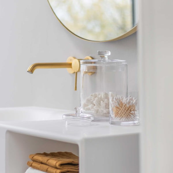 Asciugamani in cotone giallo in set da 2 35x55 cm Geo - Mette Ditmer Denmark-image-2