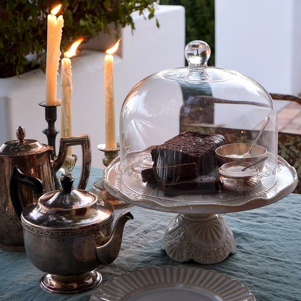 Vassoio per torte in gres Cristal – Costa Nova-image-1