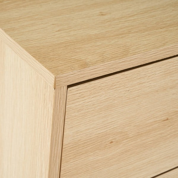 Cassettiera alta in betulla di colore naturale 60x97,5 cm - Casa Selección-image-4