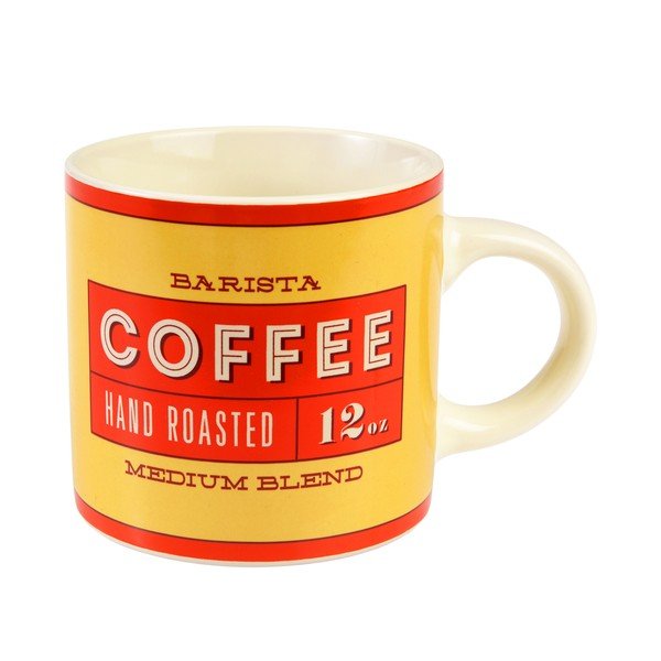 Tazza rossa/color crema in ceramica 350 ml Barista – Rex London-image-2