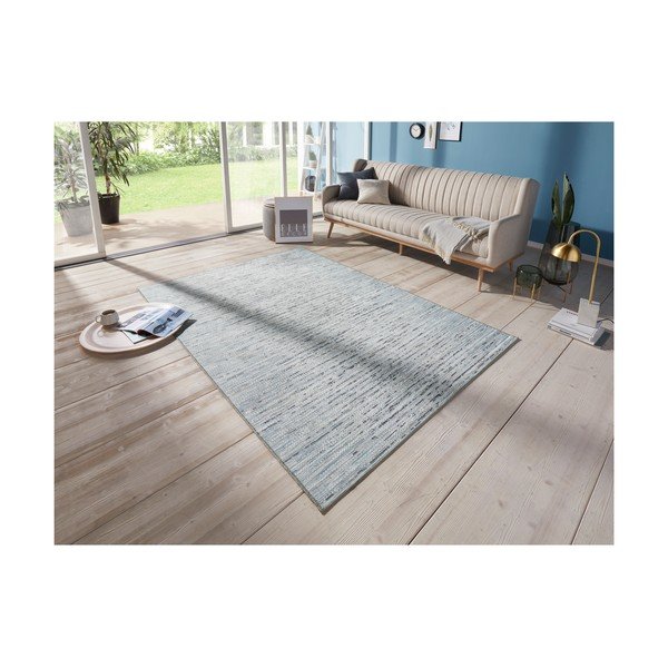 Tappeto per esterni blu antracite Curious Laval, 77 x 150 cm - Elle Decoration-image-4