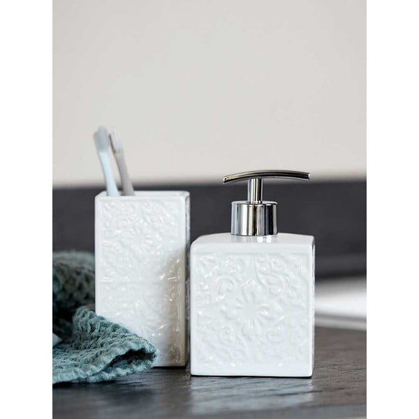 Set di accessori da bagno bianco in ceramica Cordoba - Wenko-image-1