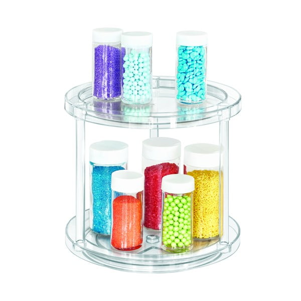 IDesign The Home Edit supporto rotante rotondo per contenitori a due livelli, ⌀ 24,1 cm - iDesign/The Home Edit-image-4