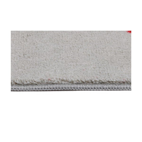 Tappeto da bagno rosso-grigio, 120 x 67 cm - Unknown-image-1