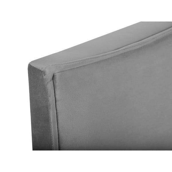 Testiera grigia 200x120 cm Natalia - Milo Casa-image-1