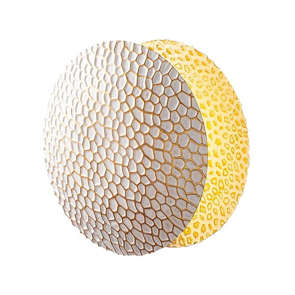 Lampada da parete a LED in bianco e oro ø 21 cm Yosma - Opviq lights-image-4