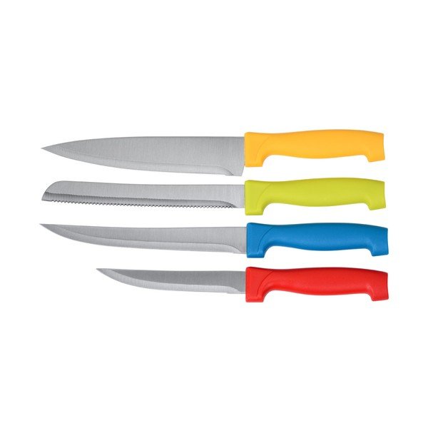 Set di 4 coltelli, 4 taglieri e supporto - Premier Housewares-image-1