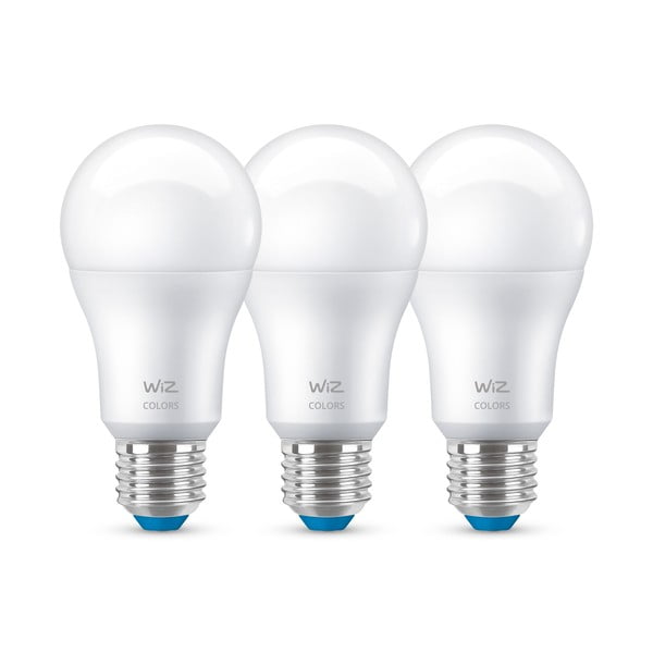 Lampadine smart in set LED 3 pz con presa E27, 9 W – WiZ
