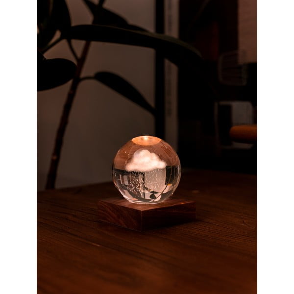 Decorazione luminosa marrone scuro con ricarica USB Amber – Gingko-image-3