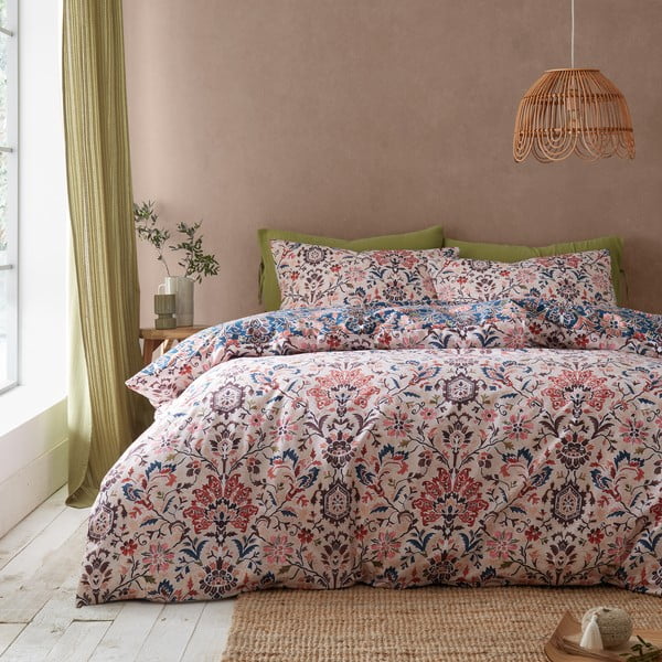 Biancheria da letto per letto singolo 230x220 cm Keera Floral – Pineapple Elephant-image-2
