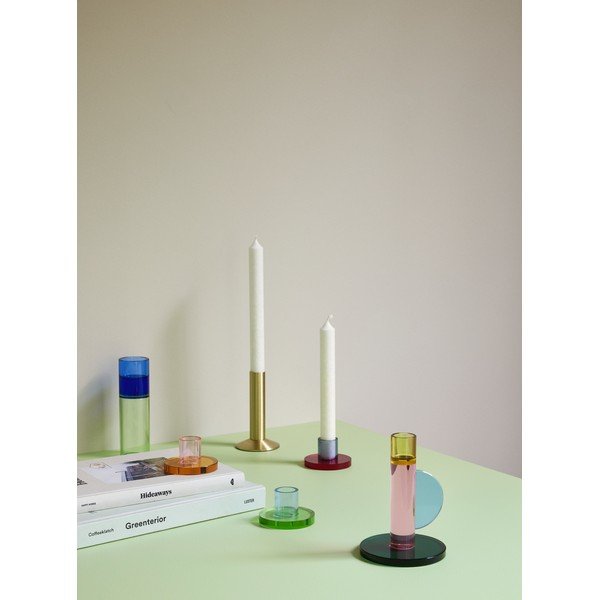 Portacandele in vetro Astra - Hübsch-image-3