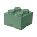 Scatola portaoggetti verde quadrata - LEGO®