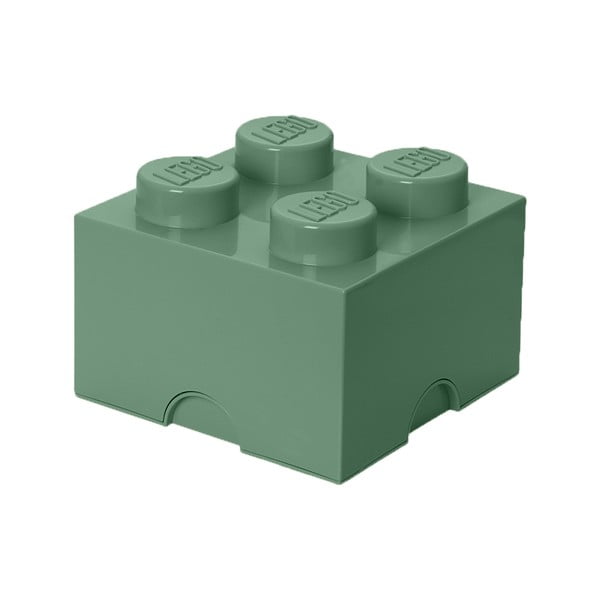 Scatola portaoggetti verde quadrata - LEGO®