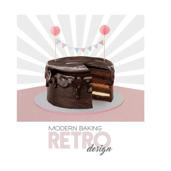 Set di 2 decorazioni per torte Celebrate Retro - Dr. Oetker-image-1