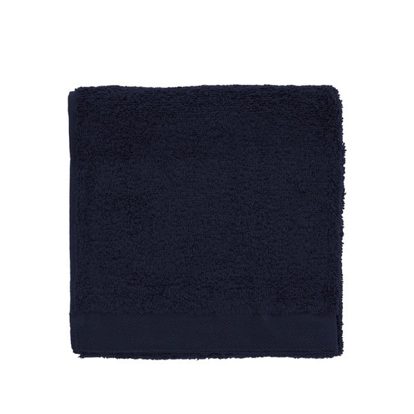 Asciugamano tipo terry blu scuro in cotone 40x60 cm Comfort – Södahl