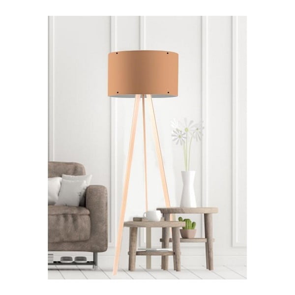 Lampada da terra beige Woddy - Unknown