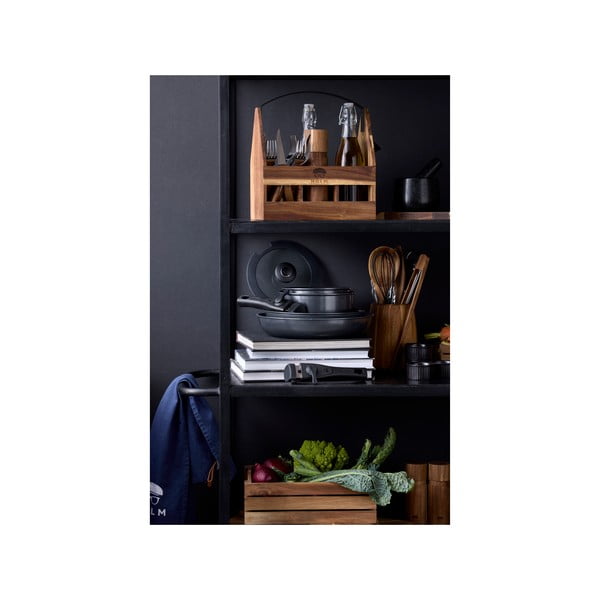 Set di casseruole con manico rimovibile in alluminio con coperchio incluso/con superficie antiaderente 2 pz 2,4 l – Holm-image-4