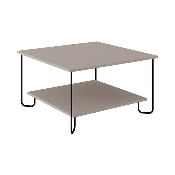 Tavolino grigio 80x80 cm Tonka - Marckeric