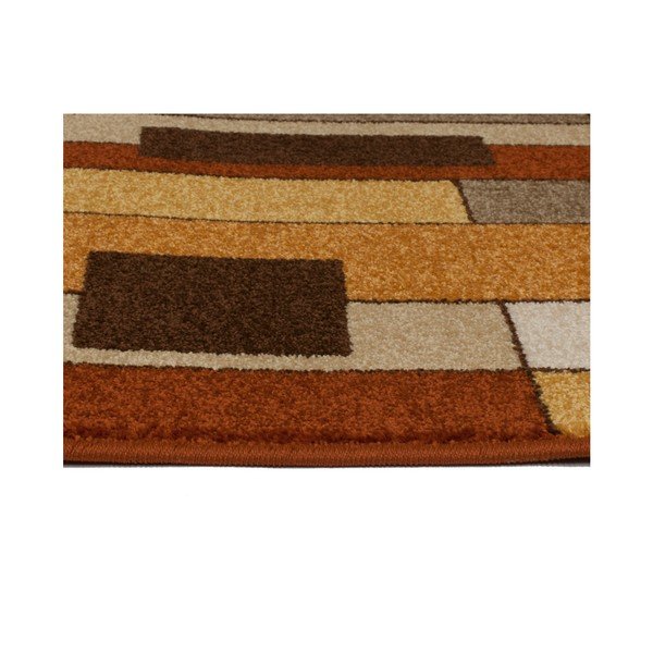 Tappeto marrone arancio Boras Rust, 190 x 280 cm - Universal-image-1