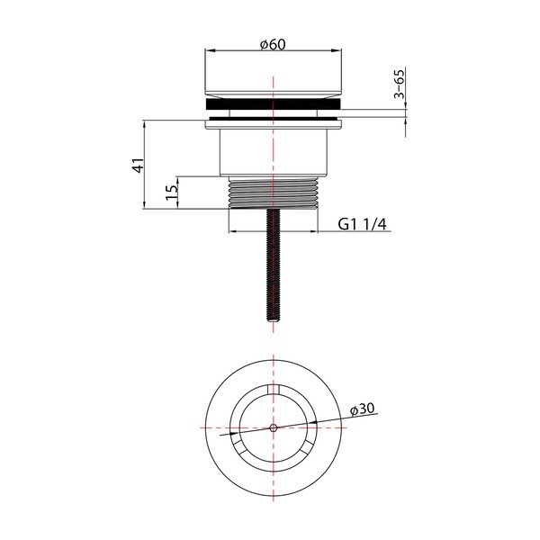 Tappo per lavabo - Sapho-image-1