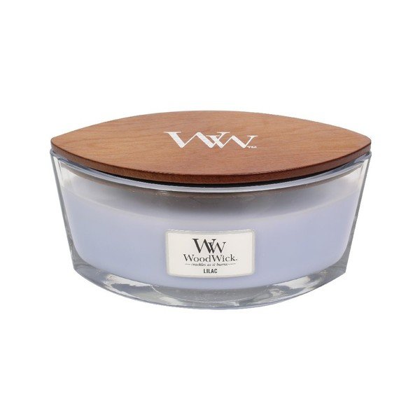 Candela profumata al lillà, durata di combustione 30 ore Lilac - WoodWick-image-2